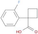 1-(2-fluorophenyl)cyclobutanecarboxylic acid