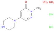 2-methyl-5-(1-piperazinyl)-3(2H)-pyridazinone