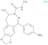 1-(4-Aminophenyl)-3-methylcarbamyl-4-methyl-3,4-dihydro-7,8-methylenedioxy-5H-2,3-benzodiazepinehydrochloride