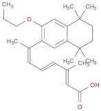 (2E,4E,6Z)-3-Methyl-7-(5,6,7,8-tetrahydro-5,5,8,8-tetramethyl-3-propoxy-3-naphthalenyl)-2,4,6-octatrienoicacid