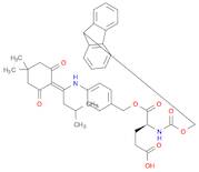 Fmoc-L-glutamic acid-a-4-[N-{1-(4,4-dimethyl-2,6-dioxocyclohexylidene)-3-methylbutyl}amino] benzyl ester