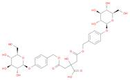 3-Carboxy-3-hydroxy-1,5-dioxo-1,5-pentanediylbis(oxymethylene-4,1-phenylene) bis-beta-D-glucopyranoside