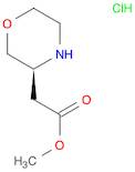 (S)-Methyl 2-(morpholin-3-yl)acetate hydrochloride
