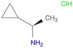Cyclopropanemethanamine, a-methyl-, hydrochloride, (aR)-