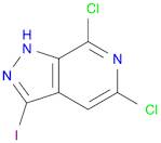 5,7-Dichloro-3-iodo-1H-pyrazolo[3,4-c]pyridine