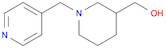(1-Pyridin-4-ylMethyl-piperidin-3-yl)-Methanol, 98+% C12H18N2O, MW