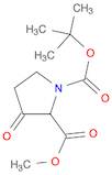 1-tert-butyl 2-methyl 3-oxopyrrolidine-1,2-dicarboxylate