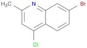 7-BROMO-4-CHLORO-2-METHYLQUINOLINE