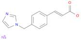 2-Propenoic acid, 3-[4-(1H-imidazol-1-ylmethyl)phenyl]-, sodium salt,(2E)-