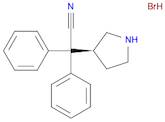 DIFENYL[(S)-PYRROLIDINE-3-YL]ACETONITRILHYDROBROMIDE