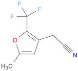 5-METHYL-2-(TRIFLUOROMETHYL)FURO-3-YLACETONITRILE