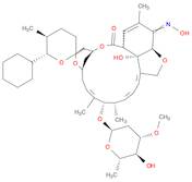 Avermectin A1a, 25-cyclohexyl-4-O-de(2,6-dideoxy-3-O-methyl-.α.-L-arabino-hexopyranosyl)-5-demethoxy-25-de(1-methylpropyl)-22,23-dihydro-5-(hydroxyimino)-