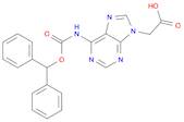 (6-BENZHYDRYLOXYCARBONYLAMINO-PURIN-9-YL)-ACETIC ACID