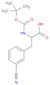 2-((tert-Butoxycarbonyl)amino)-3-(3-cyanophenyl)propanoic acid