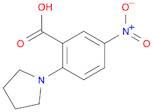 5-NITRO-2-(1-PYRROLIDINYL)BENZENECARBOXYLIC ACID