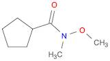 Cyclopentanecarboxamide, N-methoxy-N-methyl- (9CI)