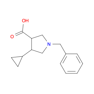 1-Benzyl-4-cyclopropyl-3-pyrrolidinecarboxylic acid