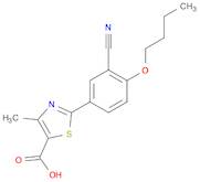 2-(4-butoxy-3-cyanophenyl)-4-methylthiazole-5-carboxylic acid