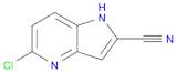 5-Chloro-1H-pyrrolo[3,2-b]pyridine-2-carbonitrile