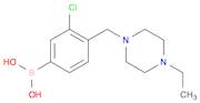 (3-chloro-4-((4-ethylpiperazin-1-yl)Methyl)phenyl)boronic acid