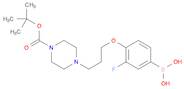 4-(3-(4-(tert-butoxycarbonyl)piperazin-1-yl)propoxy)-3-fluorophenylboronic acid