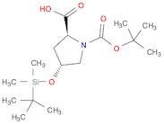 (2S,4R)-1-(tert-butoxycarbonyl)-4-((tert-butyldiMethylsilyl)oxy)pyrrolidine-2-carboxylic acid