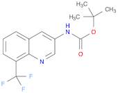 tert-butyl 8-(trifluoromethyl)quinolin-3-ylcarbamate