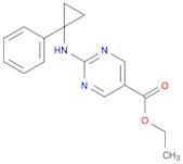 2-(1-Phenyl-cyclopropylamino)-pyrimidine-5-carboxylic acid ethyl ester