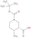 1,3-Piperidinedicarboxylic acid, 4-Methyl-, 1-(1,1-diMethylethyl) ester, (3R,4R)-rel-