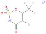Acesulfame-d4 Potassium Salt