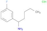 1-(3-FLUOROPHENYL)PENTAN-1-AMINE HYDROCHLORIDE