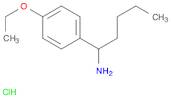 1-(4-ETHOXYPHENYL)PENTYLAMINE HYDROCHLORIDE