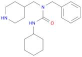 1-Benzyl-3-cyclohexyl-1-(piperidin-4-ylmethyl)urea