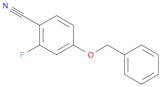 4-(benzyloxy)-2-fluorobenzonitrile
