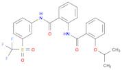 2-Isopropoxy-N-(2-(3-(trifluoromethylsulfonyl)phenylcarbamoyl)phenyl)benzamide