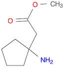methyl 2-(1-aminocyclopentyl)acetate