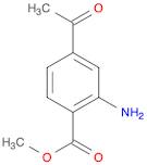 Benzoic acid, 4-acetyl-2-amino-, methyl ester (9CI)