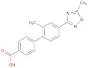 [1,1'-Biphenyl]-4-carboxylic acid, 2'-Methyl-4'-(5-Methyl-1,2,4-oxadiazol-3-yl)-