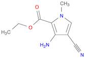 1H-Pyrrole-2-carboxylicacid,3-amino-4-cyano-1-methyl-,ethylester(9CI)