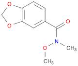 N-Methoxy-N-Methylbenzo[d][1,3]dioxole-5-carboxaMide