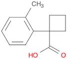 1-(2-methylphenyl)cyclobutane-1-carboxylic acid