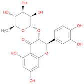 4H-1-Benzopyran-4-one,3-[(6-deoxy-a-L-mannopyranosyl)oxy]-2-(3,4-dihydroxyphenyl)-2,3-dihydro-5,7-dihydroxy-, (2R,3R)-