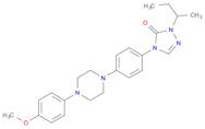 2,4-Dihydro-4-[4-[4-(4-methoxyphenyl)-1-piperazinyl]phenyl]-2-(1-methylpropyl)-3H-1,2,4-triazol-...