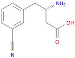 (S)-3-AMINO-4-(3-CYANOPHENYL)BUTANOIC ACID HYDROCHLORIDE