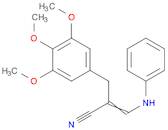 3-ANILINO-2-(3,4,5-TRIMETHOXYBENZYL) ACRYLONITRILE (25 MG) (AS)