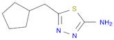 5-(Cyclopentylmethyl)-1,3,4-thiadiazol-2-amine