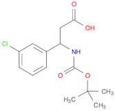 3-TERT-BUTOXYCARBONYLAMINO-3-(3-CHLORO-PHENYL)-PROPIONIC ACID