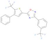 5-[4-PHENYL-5-(TRIFLUOROMETHYL)-2-THIENYL]-3-[3-(TRIFLUOROMETHYL)PHENYL]-1,2,4-OXADIAZOLE