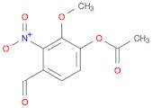 4-FORMYL-2-METHOXY-3-NITROPHENYL ACETATE