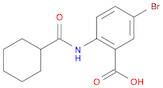 5-Bromo-2-(cyclohexanecarboxamido)benzoic acid